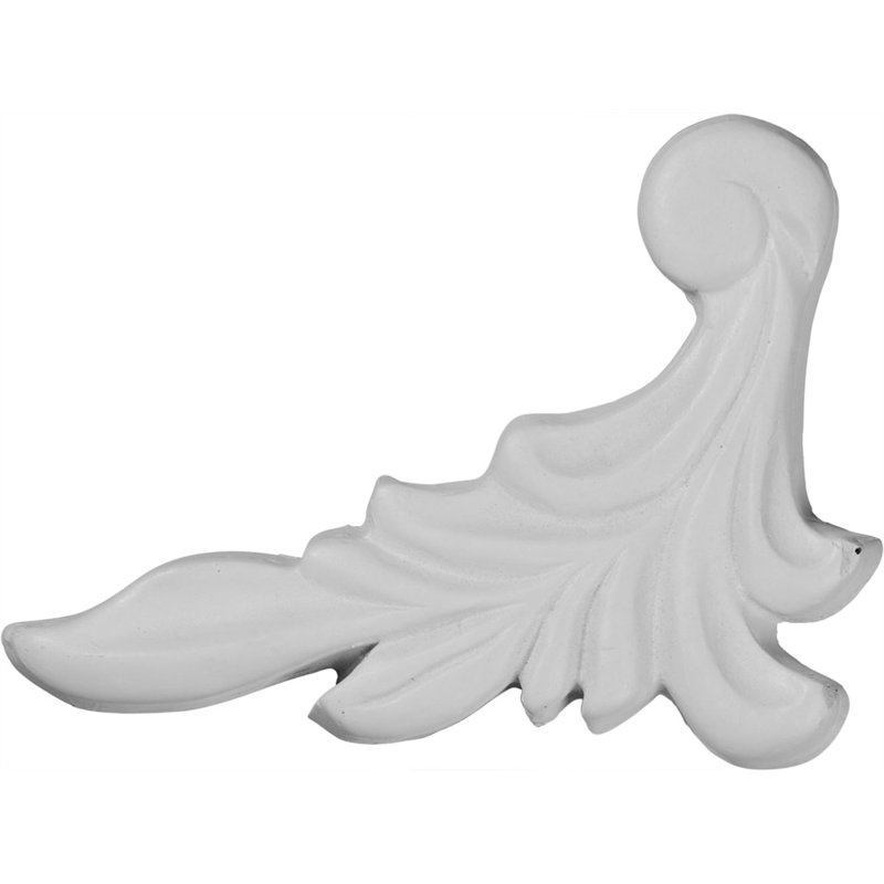 Medway 3'' H x 4.75'' W D Urethane Onlay Scroll