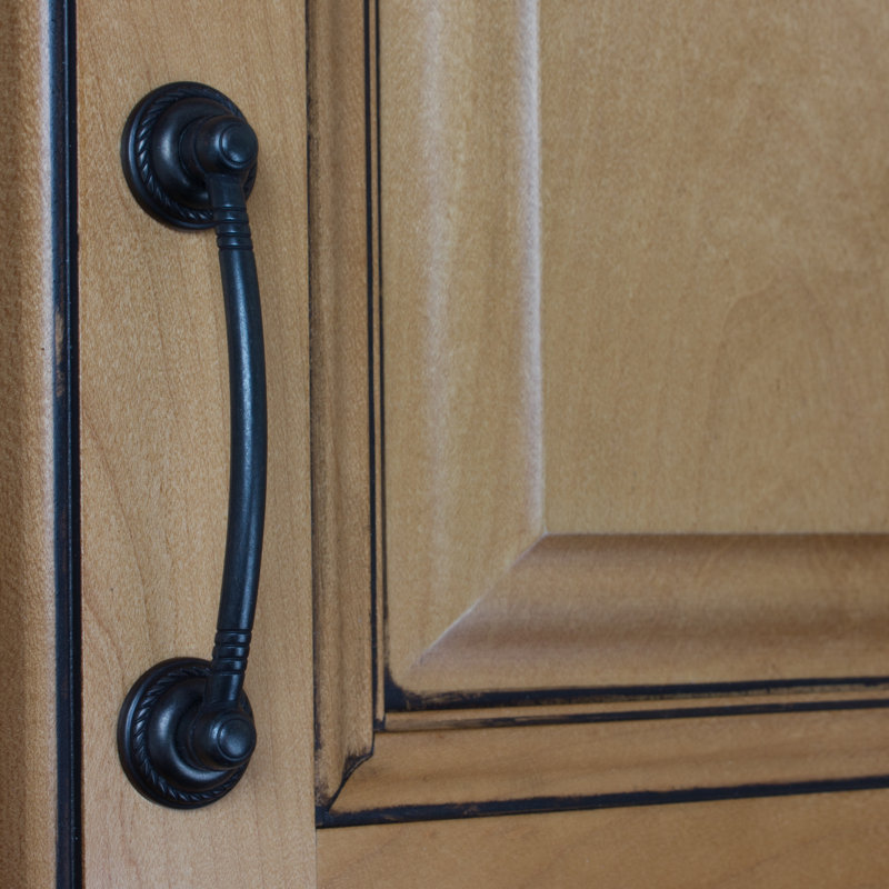 Deco Rope Bow 3 3/4" Center to Center Arch Pull Multipack, Oil Rubbed Bronze