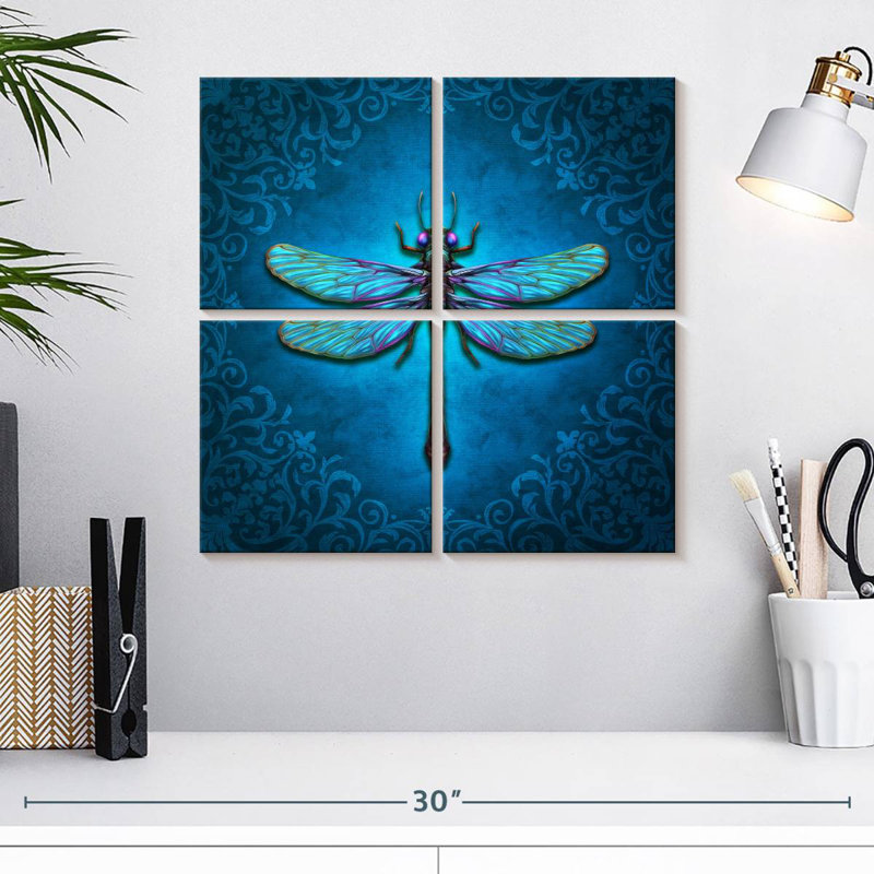 Libellule Brampt Fantasy, H 18 po x l 18 po