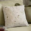 Asraa Cream Square Throw Pillow Cover