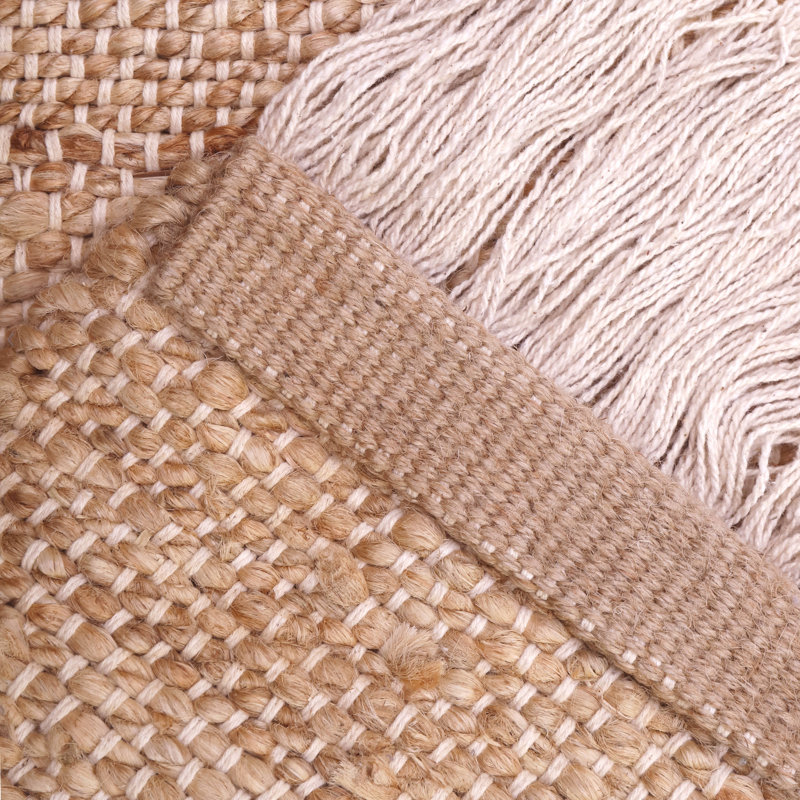 Halesowen Solid Colour Hand Woven 110cm X 170cm Area Rug