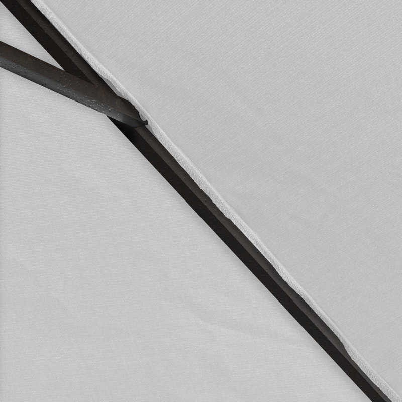 Parasol de marché 9 pi Jelks, Naturel