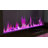 30" Wall-Mounted Electric Fireplace With 12-Color Flames, Crystal Embers & 5-Speed Flame Control