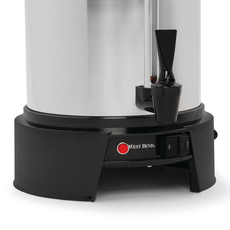 West Bend 55-Cup Commercial Urn, Aluminum