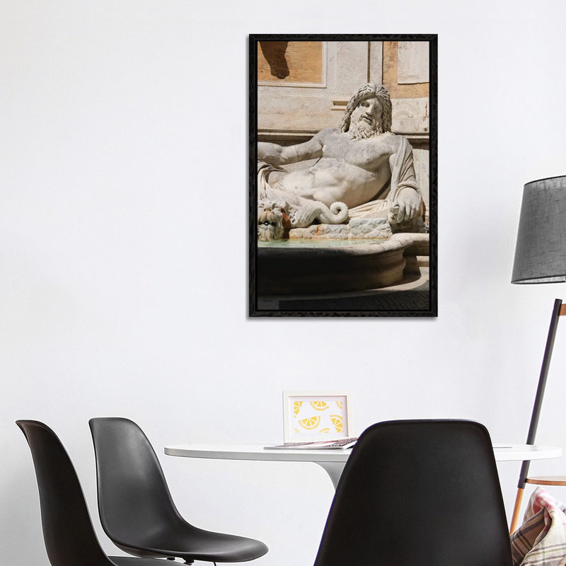 The Posseidon by Gilliard Bressan - Gallery-Wrapped Canvas Giclée on Canvas, Black Floater Framed