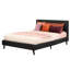 Grand lit plateforme tapissier Sazena