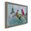 Winter Cardinal Duet II - Reproduction d'art graphique sur toile encadrée-1094536368-1094536369