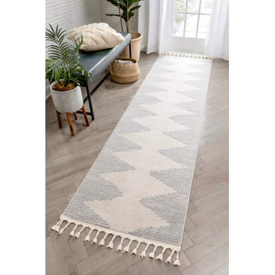 Loop-De-Loop Geometric Synthetic Area Rug