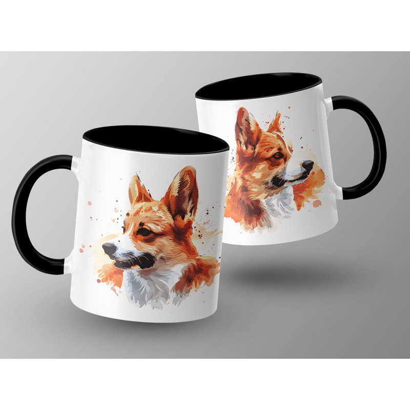 Ceramic Coffee Mug, 2, Black