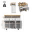 Wood Kitchen Island-968152775