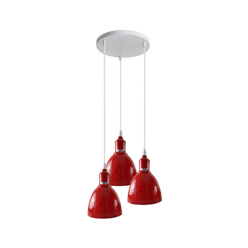 Appleby 3 - Light Cluster Pendant, Yes, Red