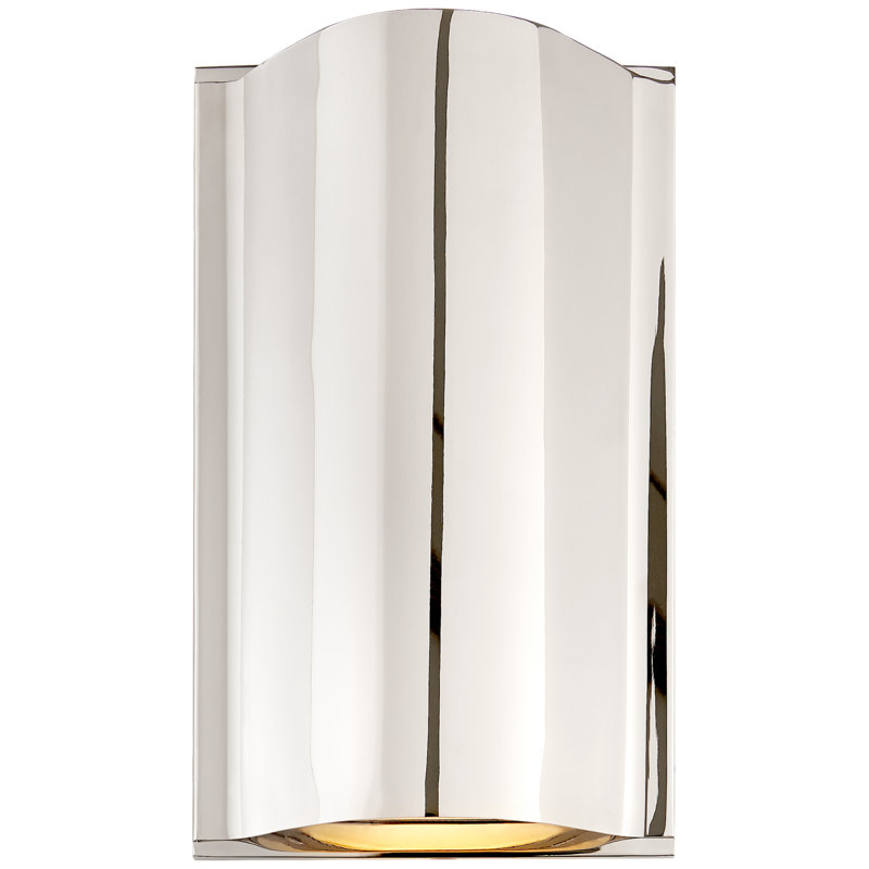Kelly Wearstler Avant Small Curve Sconce, Polished Nickel