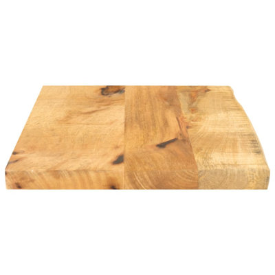 vidaXL Table Top Live Edge Solid Wood Rough Mango