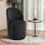 Fauteuil demi-tonneau rembourré pour la cuisine et la salle à manger-1922724209