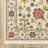 Oriental Machine Woven Beige/Pink Wool and Nylon Blend Area Rug-1850094303
