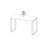 Embrie 47.24" W Home Office Writing Office Desk, Jackson Hickory/White-124192662