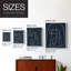 Shapes and Night Sky I, reproduction encadrée - bois massif