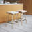 Modern Upholstered Swivel Counter Stool With Wood Frame,Counter Height Bar Stool For Kitchen Island,Coffee Bar-1339911080