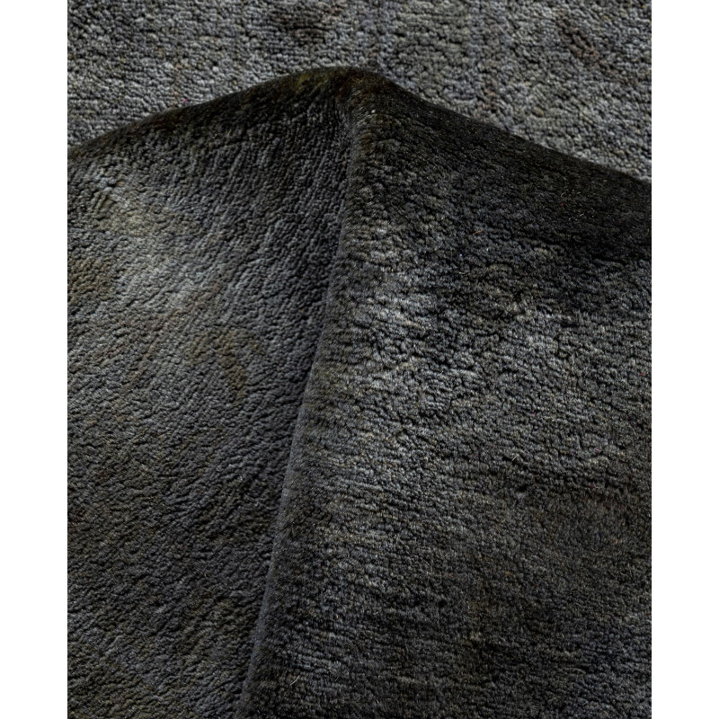 Overdyed One-of-a-Kind 6' 2" X 8' 10" Hand Knotted Area Rug