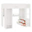 Lit mezzanine avec bureau, garde-robe, éclairage contrôlé par l'application et station de charge pour les chambres à coucher complètes-891986042-891986043