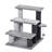  Cat Stairs 3 Steps For Bed, Couch With Scratching Posts, Small Cat Tree For Indoor Cats With Toy Ball, 17.5" X 15.5" X 19"