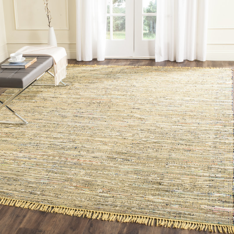 Dunkle Cotton Flatweave Area Rug, Rectangle 152 x 244 cm