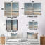 Golden Sunset, vue aérienne sur les vagues - art mural plage, reproduction côtière brune sur toile 2 pièces-1933668661-1933668658-1933668652