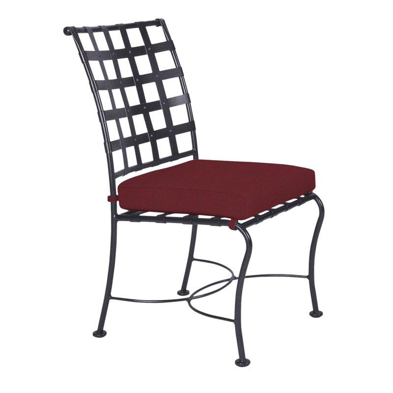 Classico Outdoor Dining Side Chair, Graphite, Adena Shale