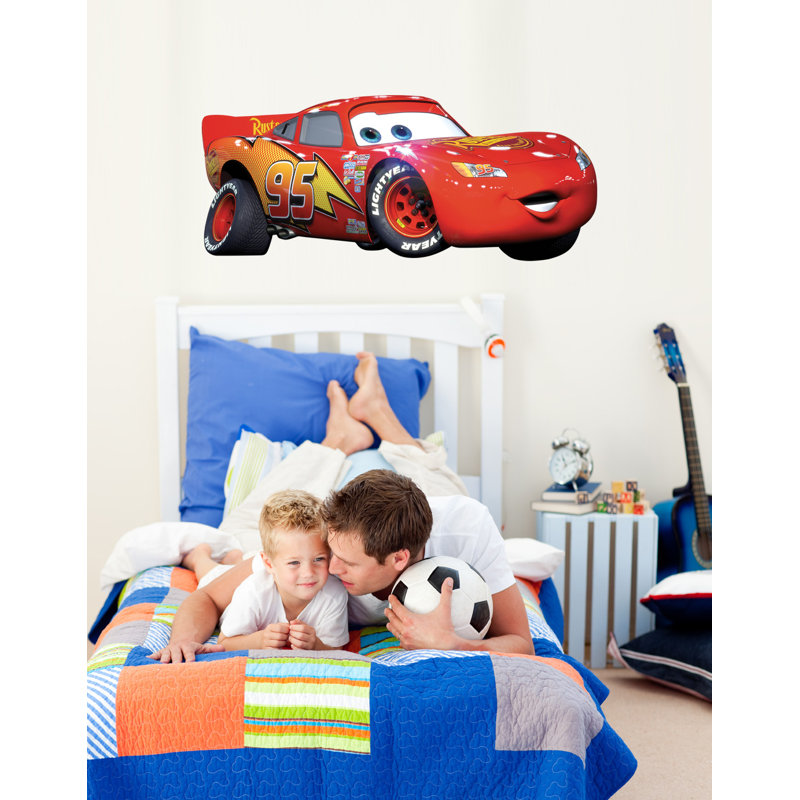 Disney Pixar Cars Lightning McQueen Giant Wall Decal