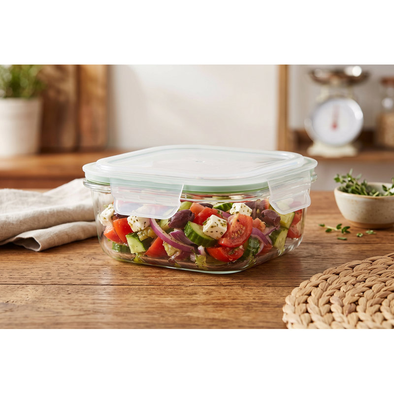 Contenant vitré alimentaire 800 ml avec couvercle verrouillable hermétique Vitina