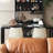 Black Rectangular Solid wood Dining Table For Dining Room/Kitchen-572033003