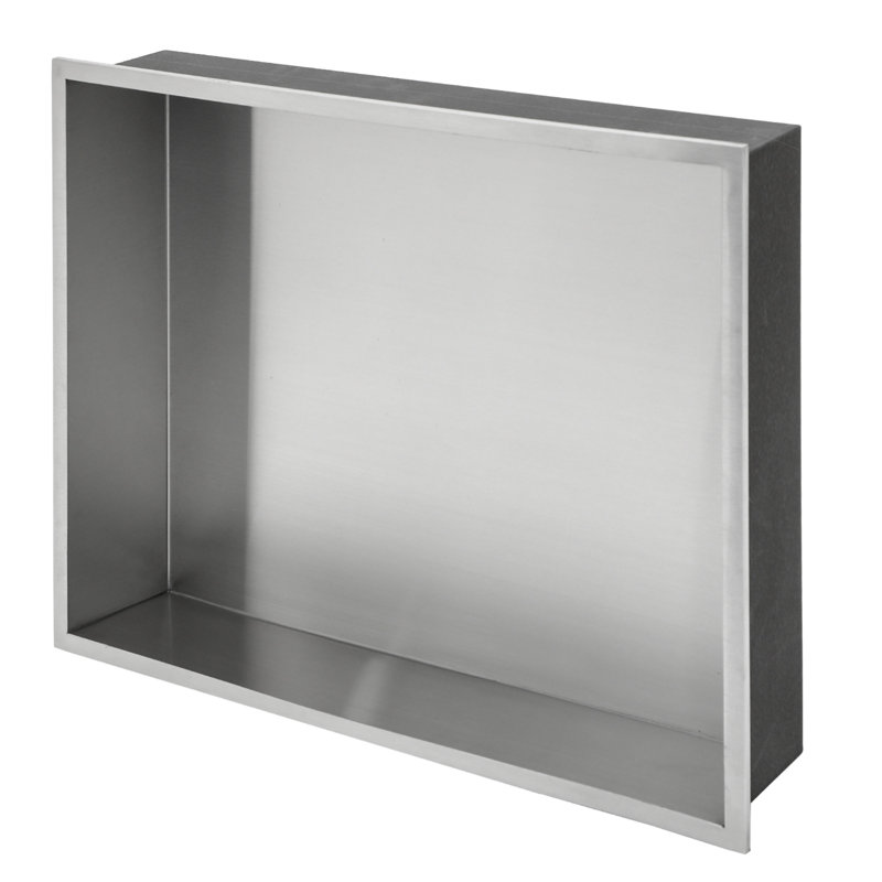 19" X 15" Stainless Steel Shower Niche