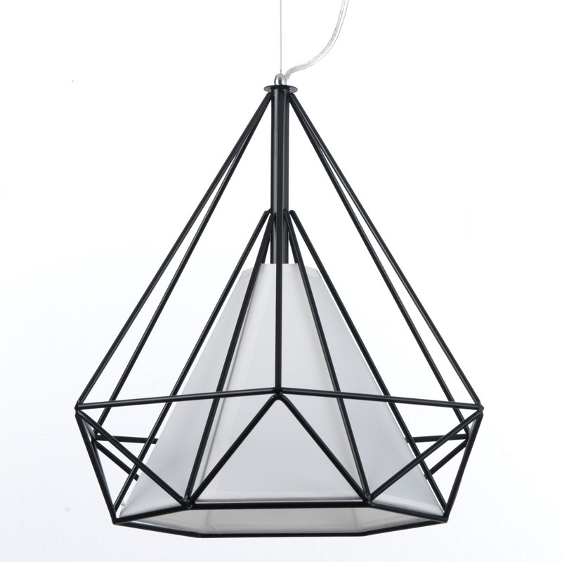 Coen 1 - Light Black Geometric Pendant