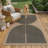 Narze Modern Easy Jute Machine Washable Area Rug Outdoor Rug with Non-Slip Backing for Patio, Deck, Backyard Beside the pool-381301857