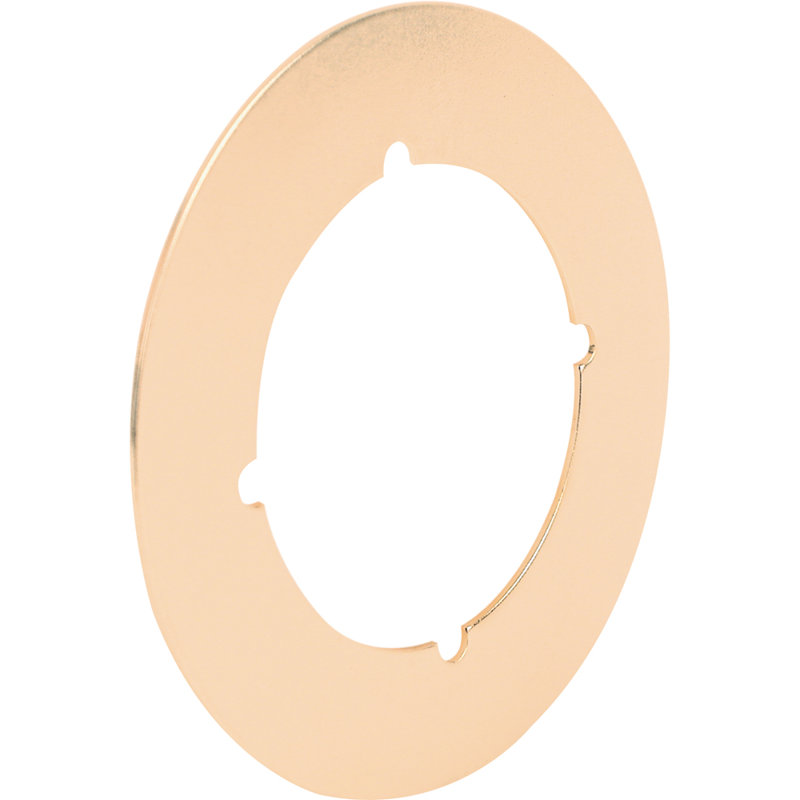 Prime-Line 3-1/2 in. Bright Brass Plated Backplate