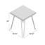 Ewalt Side Table with metal legs-345958989