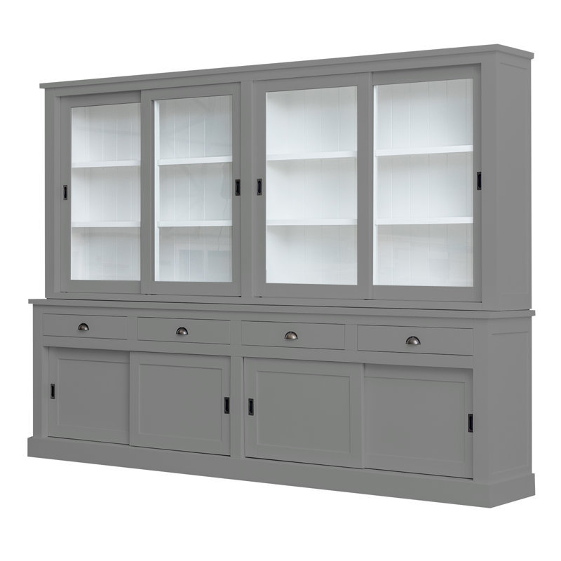 Butler Display Cabinet, Dusty Grey 