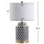 Lampe de table 25 po Bonner