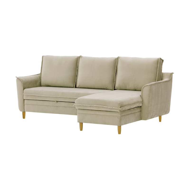 Benny 4 Seater Sofa Bed, Reversible, Beige