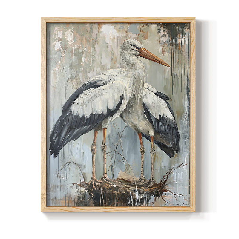 Reproduction encadrée NAUTICAL Series CCxxxv - bois massif, Naturel, H 30 po x l 24 po