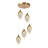 Zeinab 5 - Light Dimmable LED Teardrop Chandelier
