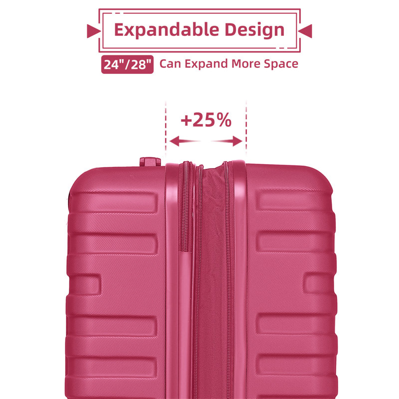 Ensemble de bagages 6 pièces avec sacs de voyage