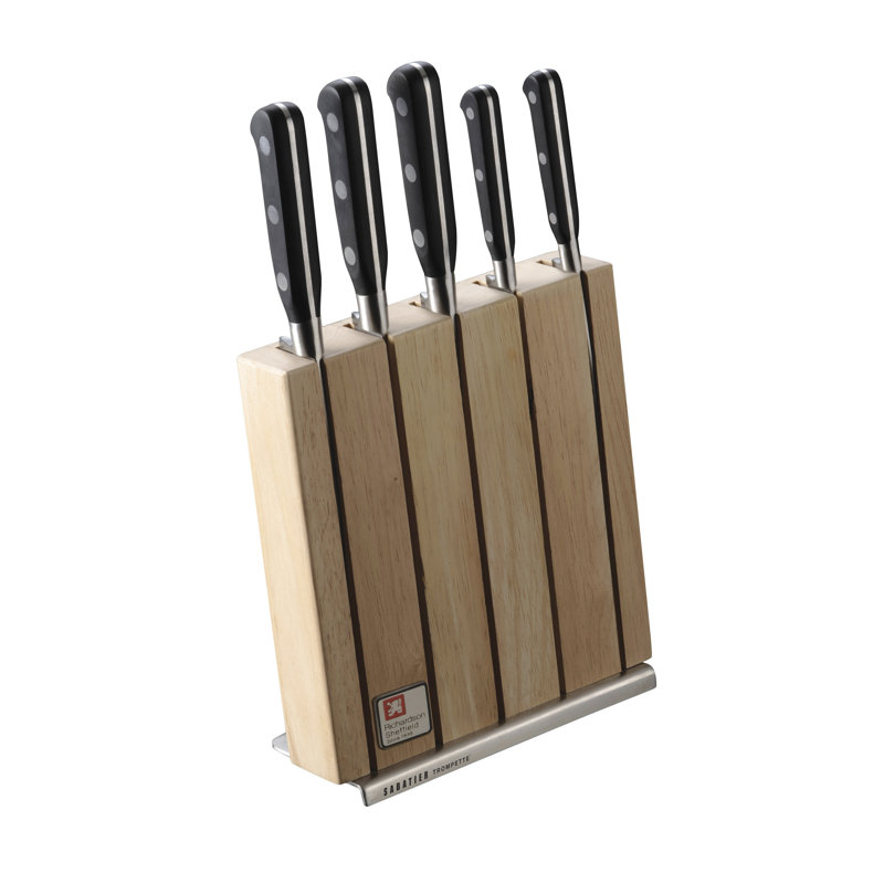 Richardson Sheffield Sabatier 6 Piece High Carbon Stainless Steel Knife Block Set