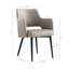 Fauteuil en cuir taupe Tremont-111342183