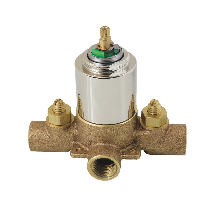 Robinet de baignoire et douche à pression équilibrée Kingston, avec arrêts Kingston Kingston, Bronze huilé