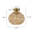 Amber Glass Semi Flush Mount