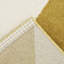 Tapis jaune à motif géométrique moderne Hailsham-1443508894