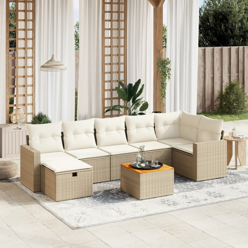 Ensemble de canapé de jardin Vidaxl
