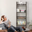 Étagère à 5 niveaux, bibliothèque ouverte moderne, parfaite pour mettre en valeur vos livres et vos objets décoratifs