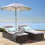 Trois ensembles de chaises longues de patio-963621149